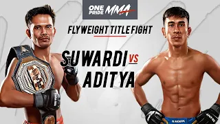 SUWARDI VS ADITYA GINTING || FULL FIGHT ONE PRIDE MMA 72 LOCAL PRIDE  #7 JAKARTA