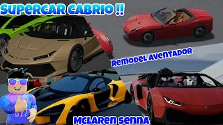 BANYAK SUPERCAR CABRIO DI NEXT UPDATE CDID REVAMP V1.7 | Roblox CDID Revamp