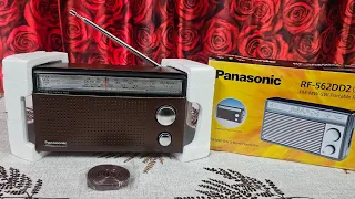 Panasonic rf-562 portable radio about in hindi. हिंदी रेडियो  available on Amazon gentleman.