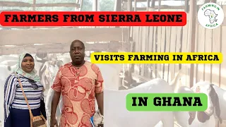 They Came All  The Way From Sierra Leone To Ghana To Visit My Farm And This Is Why