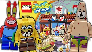 LEGO SpongeBob SquarePants Krusty Krab Adventures REVIEW! 2009 set 3833!