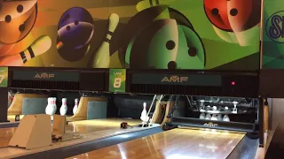 Close Up Bowling on the AMF 82-90XL Pinspotters (6/11/17) Part 1