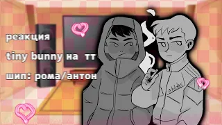 реакция tiny bunny на тик ток 9/? [чит.опис] рома/антон