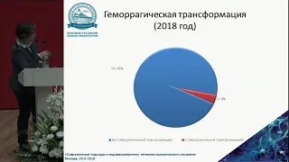 А.Е. Удовиченко, Опыт проведения тромбоэкстракции в стационаре «Инсультной сети».