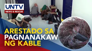 Organisadong grupo, huli sa pagnanakaw ng cable wire sa Davao City