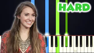 How Great Thou Art - Lauren Daigle & Hillsong Utd | HARD PIANO TUTORIAL + SHEET MUSIC by Betacustic