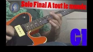 A tout le monde - Megadeth - Lesson - Guitar 1 Final theme