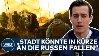 SCHLACHT UM BACHMUT: "Wird mit jedem Tag schwerer für die Ukrainer Linien zu halten"