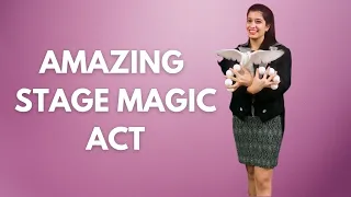 BEST STAGE MAGIC | BALL MANIPULATION | DOVE MAGIC | QUICK CHANGE ACT | MAGICIAN ZENIA