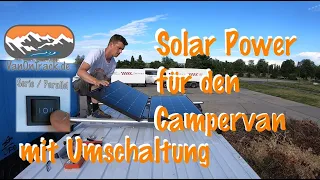 Solar im Campervan 🌞 Umschaltung Parallel oder Reihe | Ladereglereinstellungen | Stromversorgung 🚐