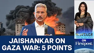 Jaishankar Says Israel Should Be Mindful of Gaza Casualties | Vantage with Palki Sharma