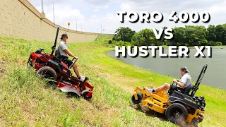 Hustler Vs TORO Commercial Mowers