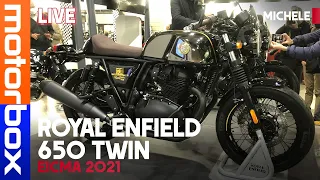 Royal Enfield Continental GT 650 & Interceptor 650 | Le novità più INTERESSANTI a EICMA 2021