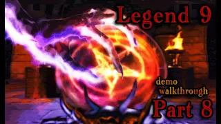 Legend 9 (Hexen remake) demo walkthrough - Part 8: Bright Crucible - The Path of Fire