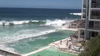 Big tide at Bondi Icebergs pool, 8 Dec 2013.