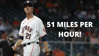 Zack Greinke's 51 mph Eephus pitch!