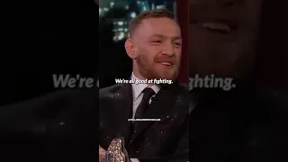 Conor McGregor says all Irish people are good at fighting 🤔😂