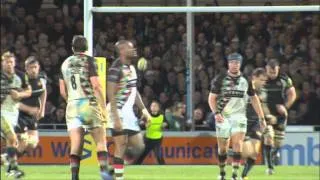 Exeter Chiefs 9-11 Harlequins - Aviva Premiership Rugby Highlights Round 12 | 31-12-11
