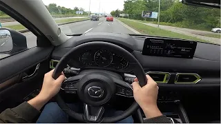 2022 Mazda CX-5 [Skyactiv-G 2.5 AWD AT, 194 hp] POV Test ride #17 CARiNIK