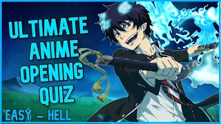 Guess The Anime Opening Quiz | 20+ Openings (Easy - Hell)