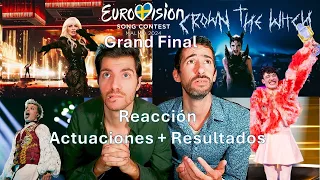 Eurovision 2024 Grand Final Actuaciones/Performances Reacción/Reaction + Resultados/Results