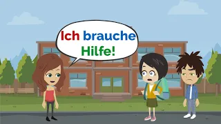 Deutsch lernen | Lisa trifft Mia! | Wortschatz und wichtige Verben