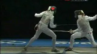 Beijing 2008 - Women's foil semi - M.V Vezzali v M. Granbassi