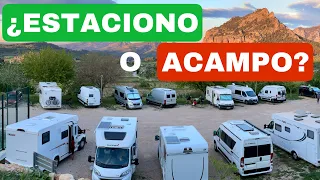 Estacionar correctamente con una caravana