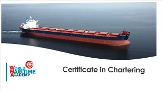 Certificate in Chartering