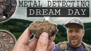 I Found 420 Year Old Silver Coin Metal Detecting On The Queen's Funeral In England