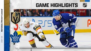 Golden Knights @ Maple Leafs 11/2/21 | NHL Highlights