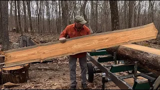 More Knotty White Pine on the Sawmill - Log 4