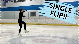 How To Do A Single Flip! - Tips For Beginners - Figure Skating Tutorial