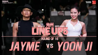 JAYME vs YOON JIㅣWAACKING Round of 16 ㅣ2019 LINE UP SEASON 5