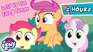 My Little Pony: Friendship is Magic | FILLY THREE👧👧👧 | BEST Episodes | 2 Hours