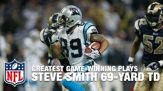 Steve Smith's Game-Winning TD in 2 OT | Panthers vs. Rams | 2003 NFL Divisional Round Highlights