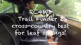 RC4WD Trail Finder 2 Toyota Hilux / Mojave body: cross-country test for TF2 leaf springs!