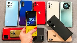 All my Mobile phones StartUp and ShutDown collection evolution BQ,iPhone,Samsung,Xiaomi,Nokia,Huawei