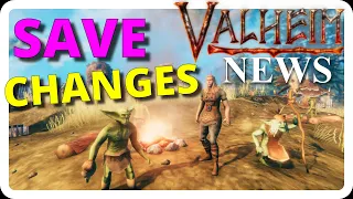CHANGES TO SAVING ON THE WAY! | Public Test Branch Patch (Valheim: News)