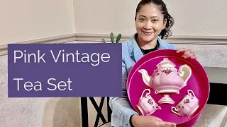 Unboxing  Pink Vintage Royal Albert 3 Piece Tea set