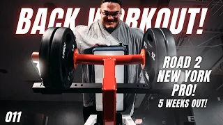 Nick Walker | ROAD TO NY PRO! | 5 WEEKS OUT! | BACK WORKOUT! #ifbb #bodybuilding #backworkout