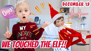 Levi TOUCHED The Elf On The Shelf!!!!