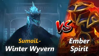 SumaiL- mid Winter Wyvern vs Ember Spirit | First 10 minutes