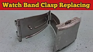 How To Replace a Folding Style Watch Band Clasp | Watch Repair Channel