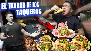 EL RETO DE "LOS BÚHOS" 🌮 | **Tacos GIGANTES de Suadero 🇲🇽🔥