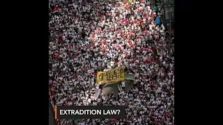 Huge Hong Kong protest against China extradition law