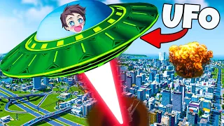 ❄️ ROZWALAM ZIEMIE UFO I NIKT SIE NIE PRZEJMUJE!? | CITY SMASH 2 |