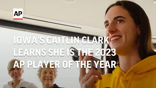 Iowa Star Caitlin Clark Surprised With AP Player Of The Year News