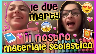 IL NOSTRO MATERIALE SCOLASTICO by le due MARTY Le ginnaste del CSB