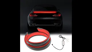 Universal LED Rear Spoiler Lip Kit for Car Trunk